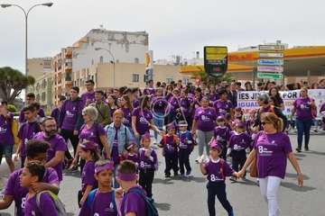 Marcha de escolares por la igualdad en Telde (Foto TA)
